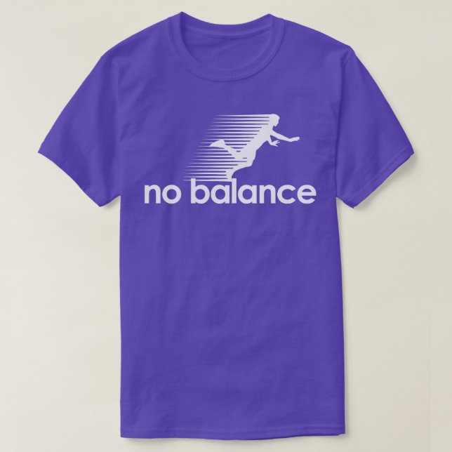 Camiseta Sem Pino Branco Equilibrado (Frente do Design)
