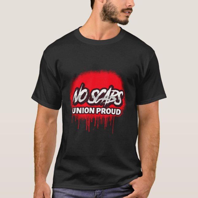 Camiseta Sem Pintor Orgulhoso de Pulverização de União de C (Frente)