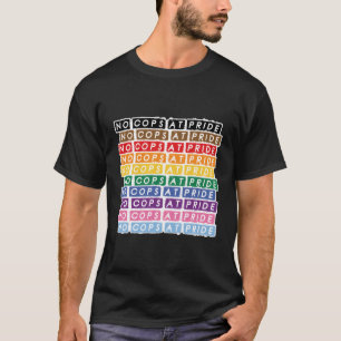 Camiseta Sem Policiais No Orgulho Lgbtq Inclusivo Estado De