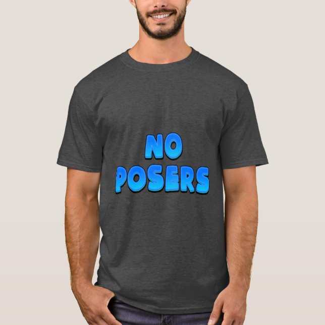Camiseta Sem Posers (Frente)