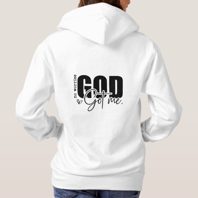 Camiseta Sem Preocupações Deus Me Pegou (Verso)