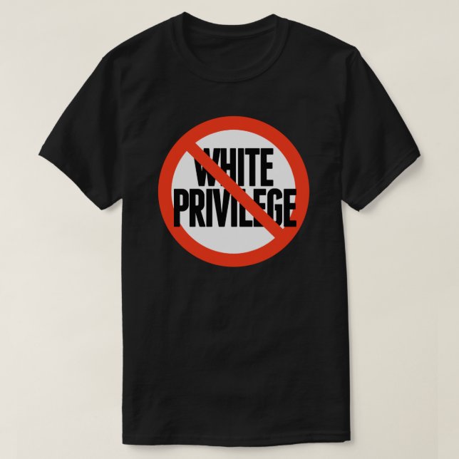 Camiseta Sem Privilégio Branco (Frente do Design)