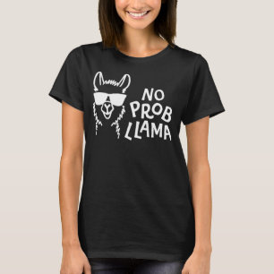 Camiseta Sem Prob Lama Para Mulheres De Verão