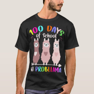 Camiseta Sem Problema 100 Dias De Professores De Lama Na Es