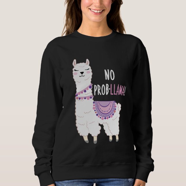 Camiseta Sem Problemas Llama (Frente)