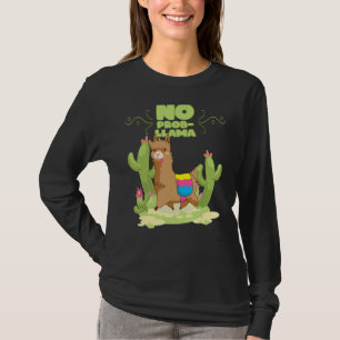Camiseta Sem Probllama Vicuna Guanaco Llama Breeder Alpaca