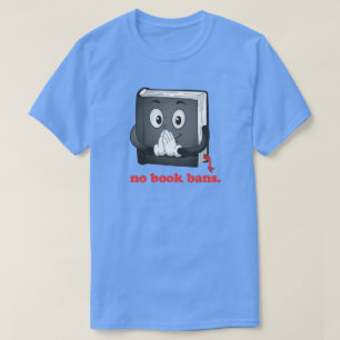Camiseta Sem proibições de livros, por favor