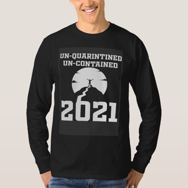 Camiseta Sem quarentena Sem contenção 2021  Quarentena (Frente)