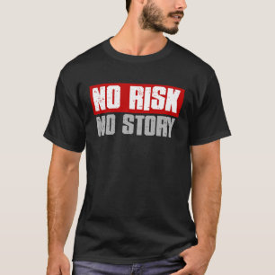 Camiseta SEM R SK NENHUMA HISTÓRIA Motivando Inspiração Neg