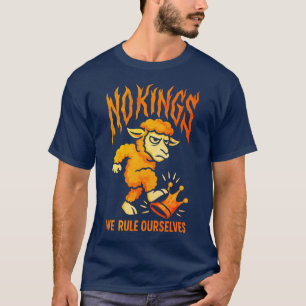 Camiseta Sem Rebelião de Ovelhas Camisa-T