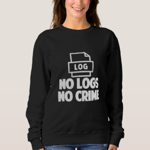 Camiseta Sem Registros Sem Hackers De Crime