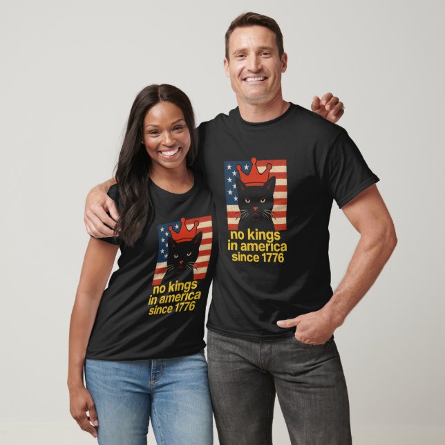 Camiseta Sem Reis na América Desde 1776 (Unissex)