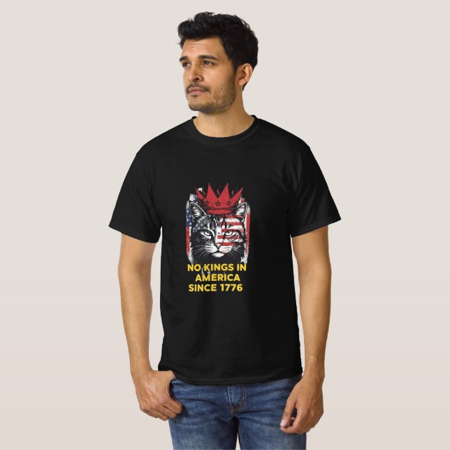 Camiseta Sem Reis na América desde 1776 (Frente Completa)