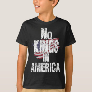 Camiseta Sem Reis Na América Desde 1776 Bandeira Dos Eua