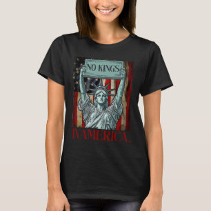 Camiseta Sem Reis Na América Retro Da Liberdade