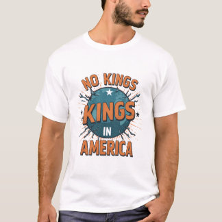 Camiseta Sem Reis na América - Teto Gráfico de Declaração