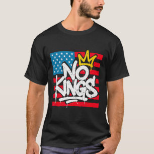 Camiseta Sem Reis Nos Estados Unidos Resistirem A Trump Pro