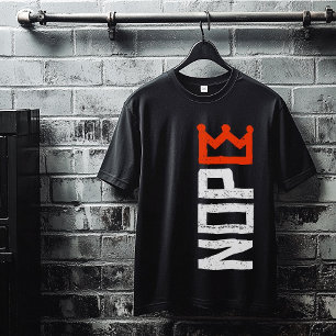 Camiseta Sem Reis Sem Sinal de Protesto Texto Negrito Verti