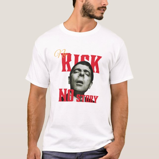 Camiseta Sem Risco Sem História (Frente)