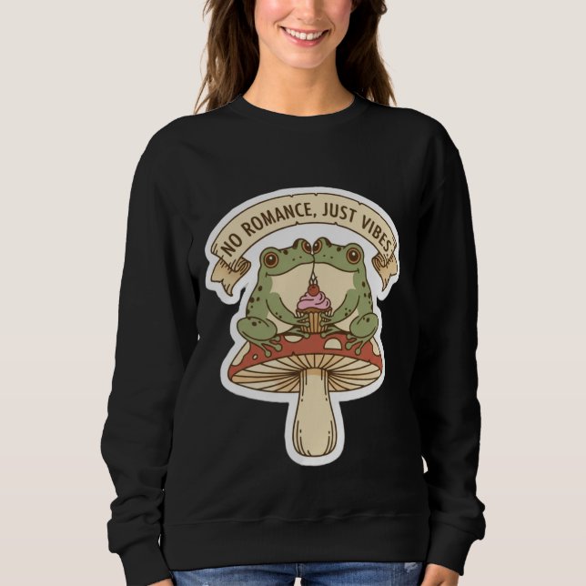 Camiseta Sem Romance, Apenas Vibes | Núcleo de Cogumelo de  (Frente)