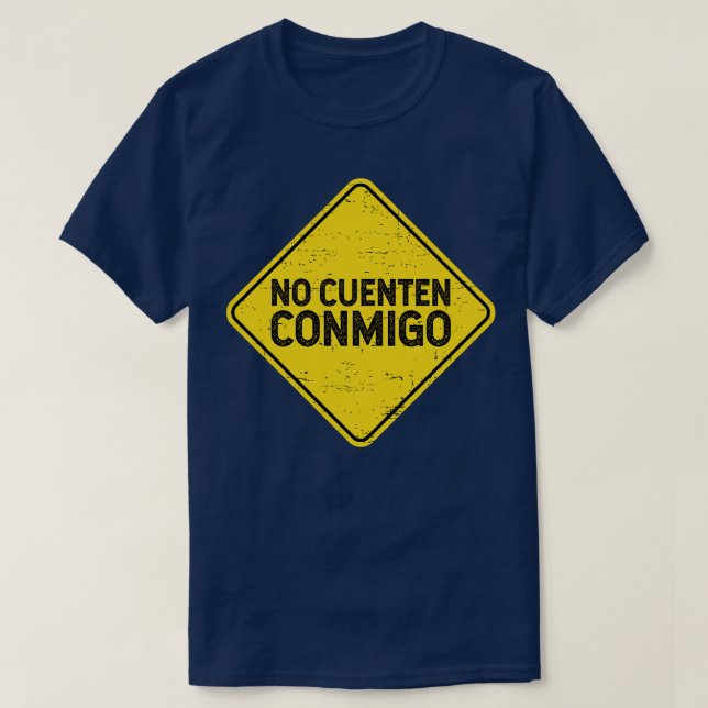 Camiseta Sem sinal de rua de cliente (Frente do Design)