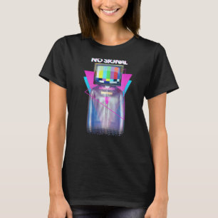 Camiseta Sem Sinal Televisão Sem Voz Do Homem De Ar