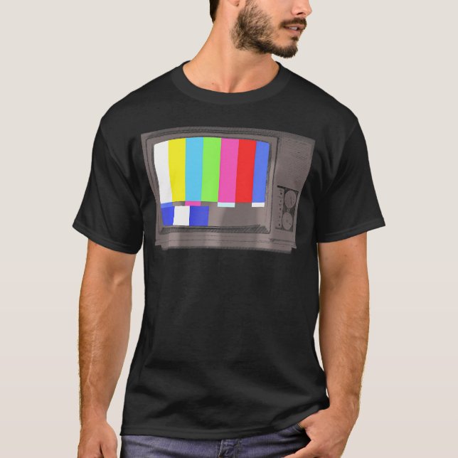 Camiseta Sem Sinal Tv De Televisão 70S 80S Engraçada (Frente)