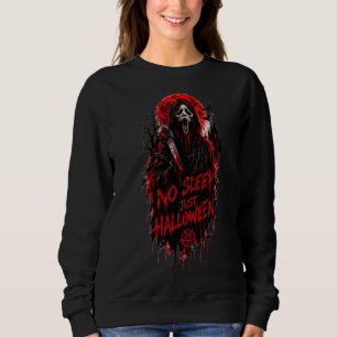 Camiseta Sem Sono Apenas Grito de Halloween Design Gótico d