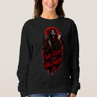 Camiseta Sem Sono Apenas Grito de Halloween Design Gótico d