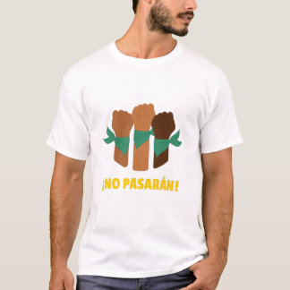 Camiseta sem suporte para mão de transeunte