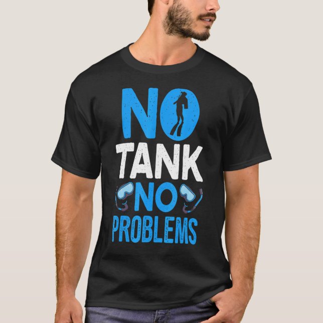 Camiseta Sem Tanques Sem Problemas Liberação Livre (Frente)