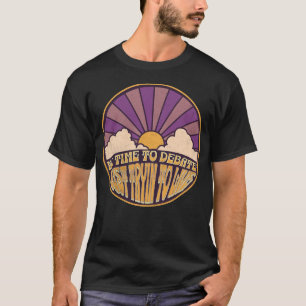 Camiseta Sem Tempo para Debater - Só Tentando Viver