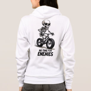 Camiseta 💀 "Sem tempo para inimigos" - Badass Skeleton Bik