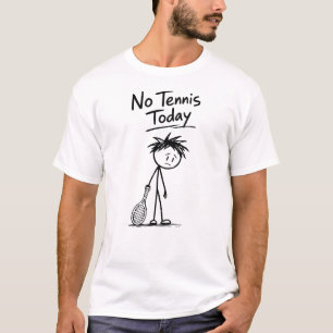 Camiseta Sem Tênis Hoje Figurinha Triste e Engraçada com Ra