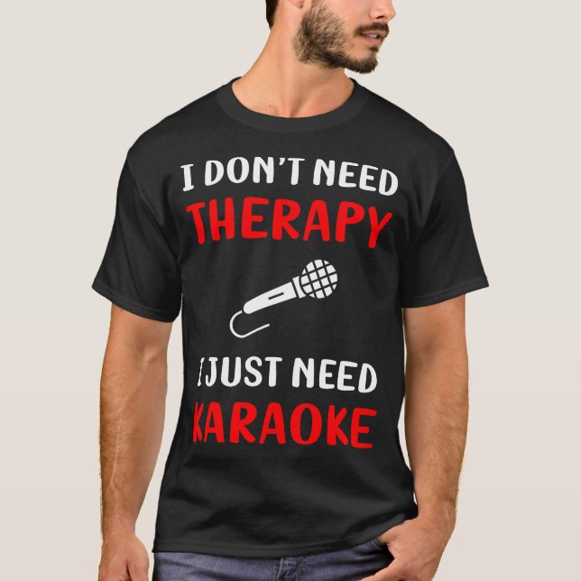 Camiseta Sem Terapia Karaoke (Frente)