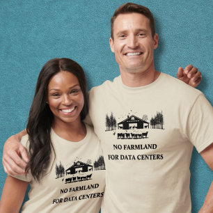 Camiseta Sem Terra Agrícola para Centros de Dados - Proteja