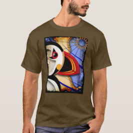 Camiseta Sem Texto Puffin Inglês