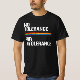 CAMISETA SEM TOLERÂNCIA PARA INTOLERÂNCIA