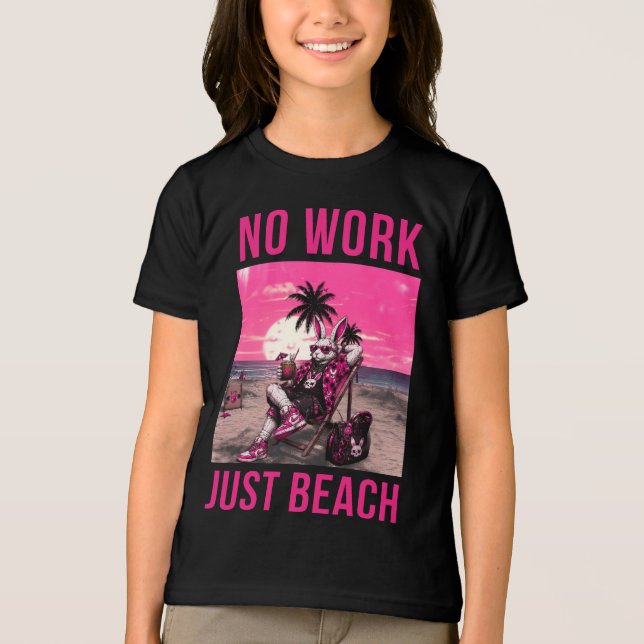 Camiseta Sem Trabalho Só Praia (Frente)