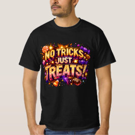 Camiseta SEM TRUQUES, APENAS DOÇURAS! Arte de Estrela Pop d