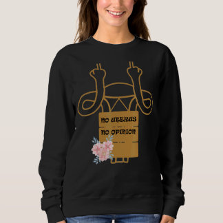 Camiseta Sem útero Sem Opinião Feminista Pró-Escolha