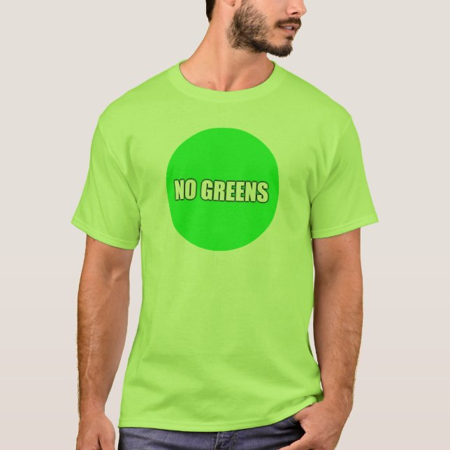 CAMISETA SEM VERDES (Frente)