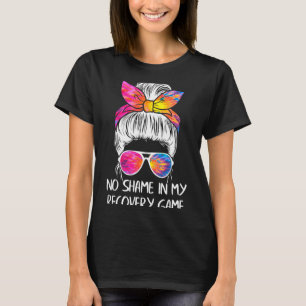 Camiseta Sem Vergonha No Meu Jogo De Recuperação Sobriedade