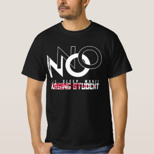 Camiseta Sem Vida, Dormir, Enfermeiro De Dinheiro