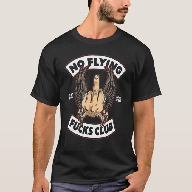 Camiseta SEM VOO F CKS CLUB Zero F cuks Desde o Nascimento (Frente)