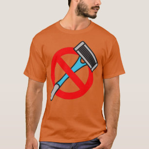 Camiseta Sem zona de barba Barba Somente BeardLover Classic