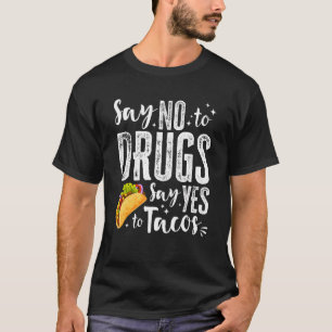 Camiseta Semana da Fita Vermelha Diga Não às Drogas Diga Si