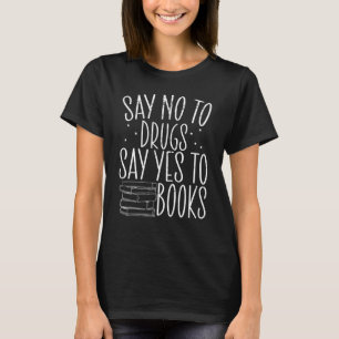 Camiseta Semana da Fita Vermelha Diga Não às Drogas Diga Si