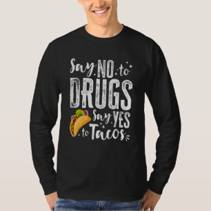 Camiseta Semana da Fita Vermelha Diga Não às Drogas Diga Si