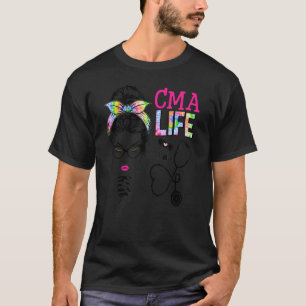 Camiseta Semana das Enfermeiras Laço de Estetoscópio Cma De
